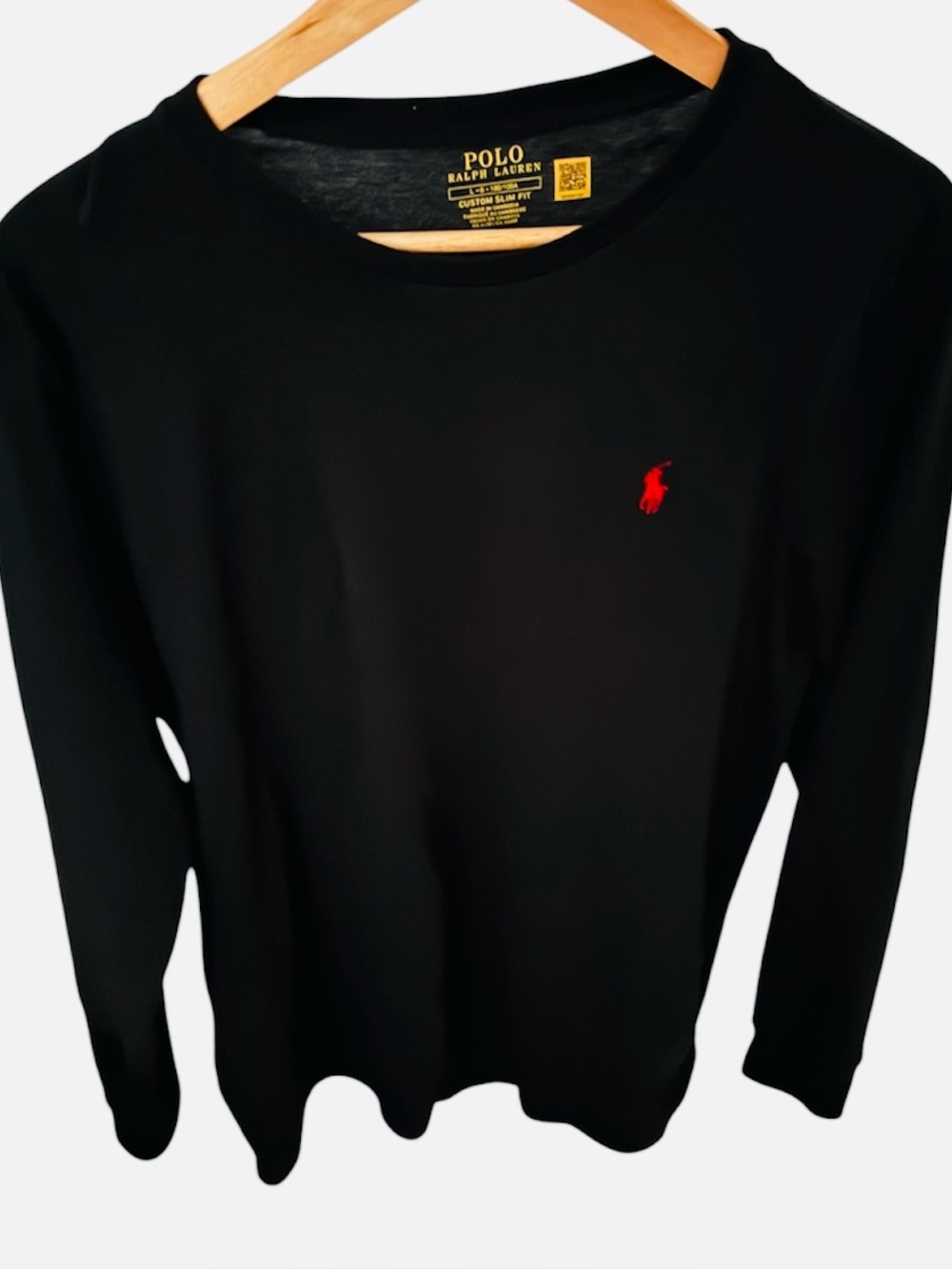 Polo Ralph Lauren long sleeve t-shirt black size large